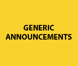 Generic Announcements