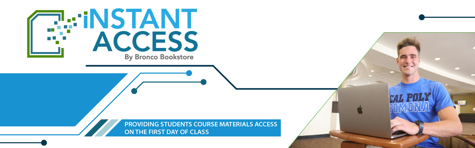 Instant Access by Bronco Bookstore, providing students course materials access