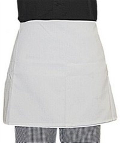 Chef Short 4 Way White Apron 2-Pk (Collins College)