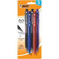 Bic Atlantis Rt Bp Black 4Pk