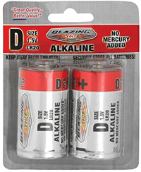 Blazing Volt Batteries D 2 PK