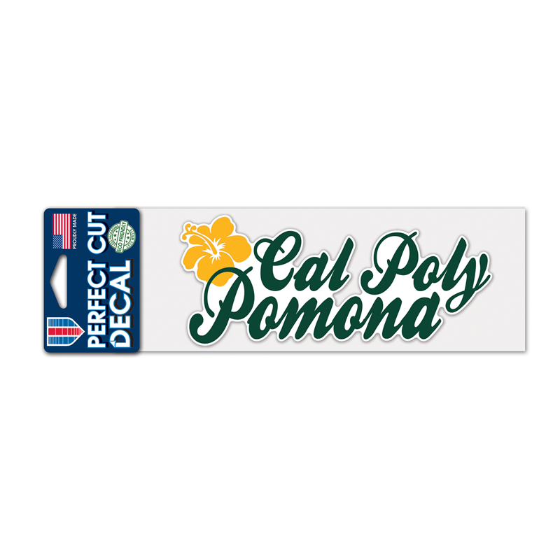 Decal Cal Poly Pomona Hibiscus 3 X 7 (SKU 119879561326)