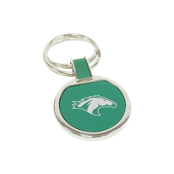 Keytag Double Ring Green