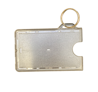 *Bestseller: ID Holder With Key Ring Clear