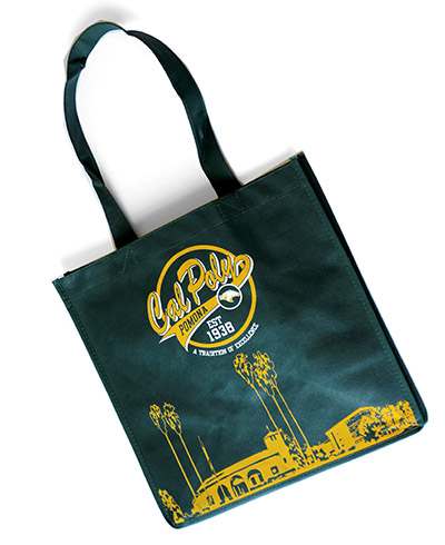Woven Bag Cal Poly 12.5X8x13x8 (Large) CPP Skyline