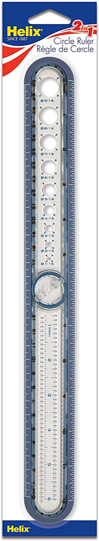 Circle Ruler Assorted Colors