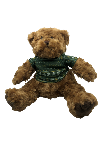 Plush Teddy Bear W/ All Over Print Design #Cm489 (SKU 121549201446)