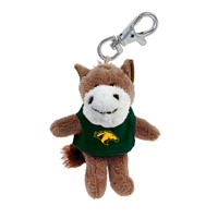 Plush Wild Bunch Key Tag Horse