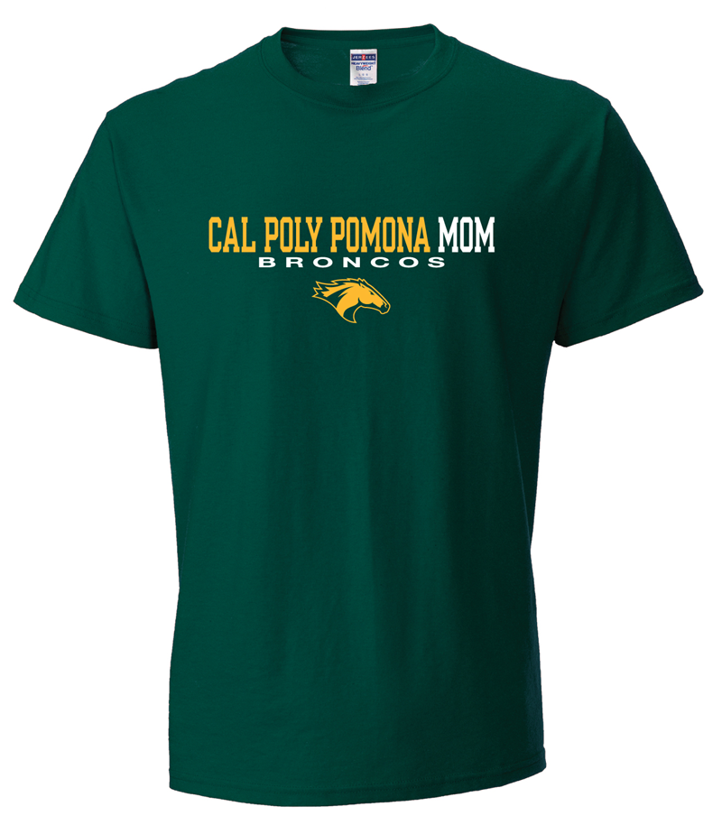 Mom Grad Tee Forest Green