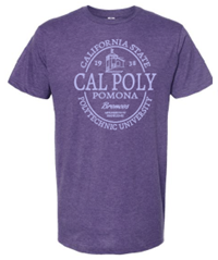 Tee Can Circle Retro Heather Purple