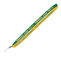 Lanyard Inside Out Cal Poly Pomona W/New Horse Green/Gold