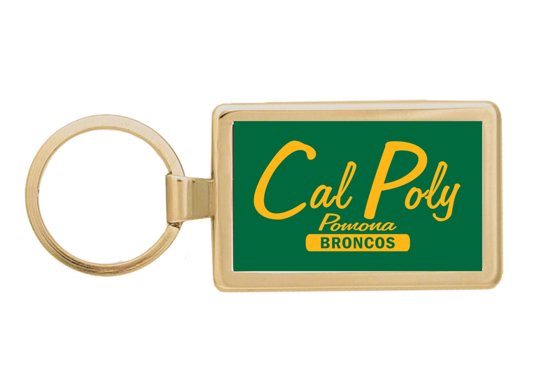 Key Chain Broncos Rectangle Gold (SKU 122431741397)