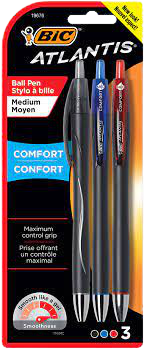 Bic Atlantis Comfort Rt Med 4 PK ASST