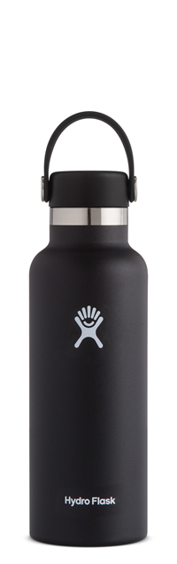 Hydro Flask 18 Oz Standard Mouth Black