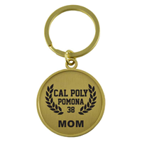 Mom Key Tag CPP Contemporary Round Gold