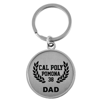 Dad Key Tag CPP Contemporary Round Silver