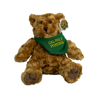 Plush Teddy Bear W/ Forest Green Bandana