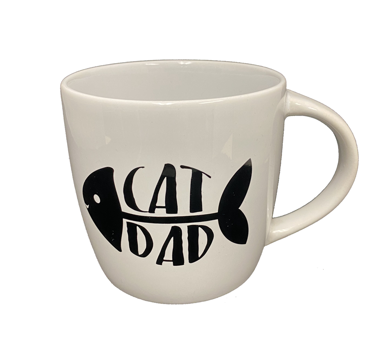 *Close Out: Mug Ceramic Mom/Dad Cat (SKU 123622401435)