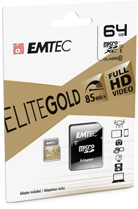 EMTEC Microsd Class 10 Gold+ 64 GB