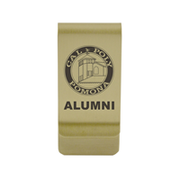 Alumni Money Clip Gold