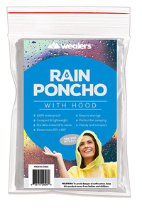 Poncho Emergency Wealers ASST Colors