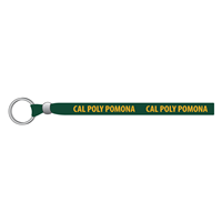 Keystrap Shoelace Wristlet 7" Cal Poly Pomona Dark Green