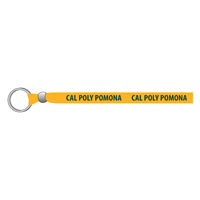 Keystrap Shoelace Wristlet 7" Cal Poly Pomona Gold