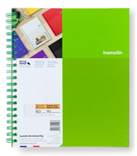 3 Subject Notebook 8.5 X 11 College Ruled Green
