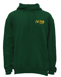 Hood Classic Left Chest Cal Poly Pomona Dark Green