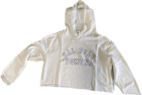 Ladies Cropped Hood Classic In Trees Bone