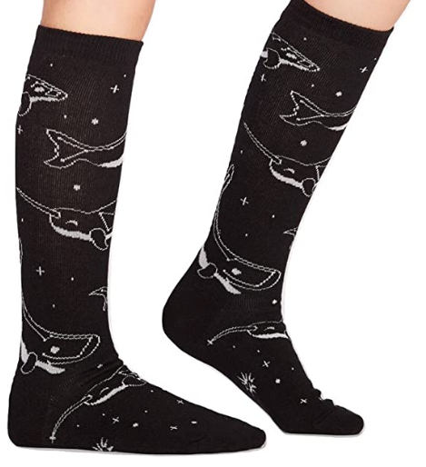 Youth Knee Hi Socks Stellar Whales (SKU 124278951388)