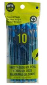 *Close Out: Onyx Green Smooth Glide Gel Pens Blue (SKU 124402831348)