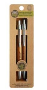 Onyx Green Bamboo Pen & Mechanical Pencil