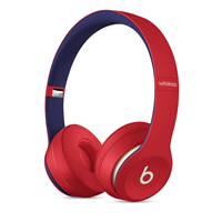 Beats Solo3 Wireless Over-Ear Headphones - Club Red