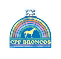 Decal B84 Mind Trip Rainbow Horse CPP Broncos