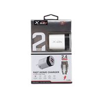2 Usb/Lightning/C/Micro Fast Charger