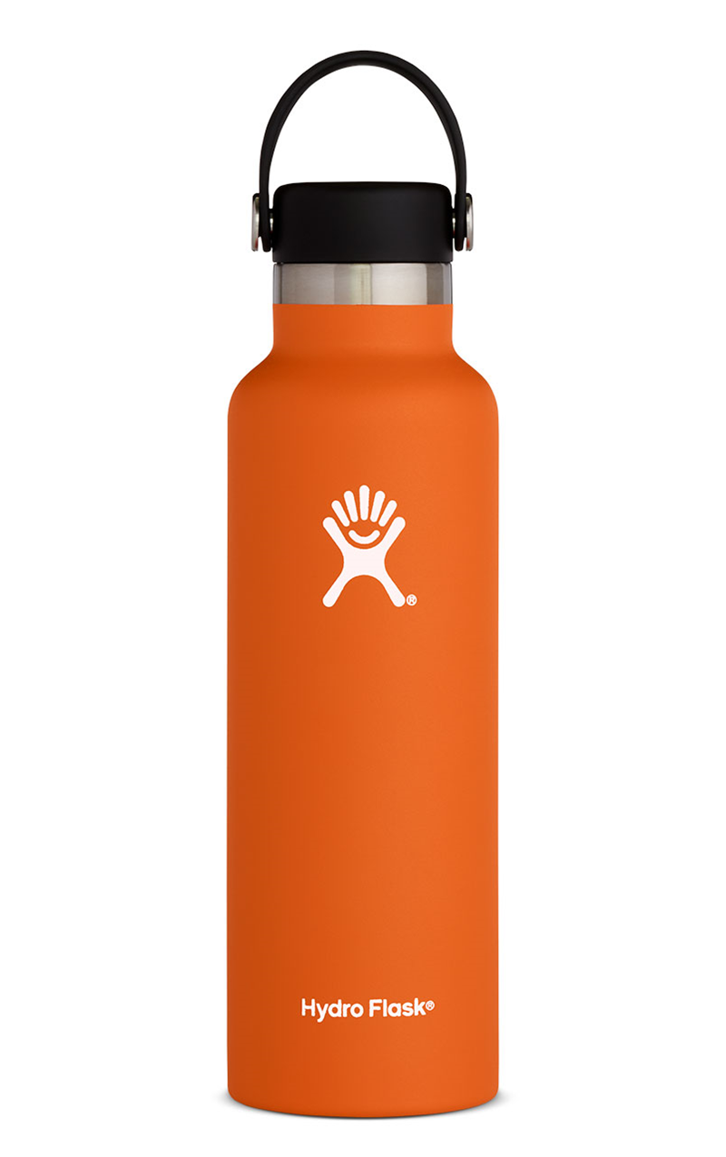 Hydro Flask Standard Mouth W/ Standard Flex 21 Oz Orange (SKU 124706311340)