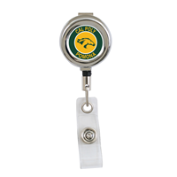 Badge Reel Horsehead In Classic Green