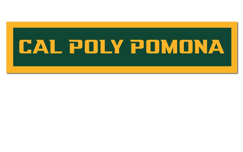 **New Item: Banner Cal Poly Pomona Outlined 8X36