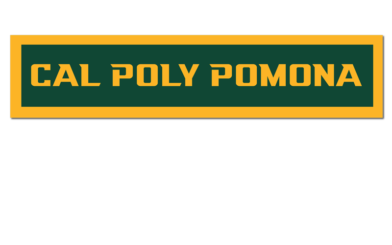 Banner Cal Poly Pomona Outlined 8X36