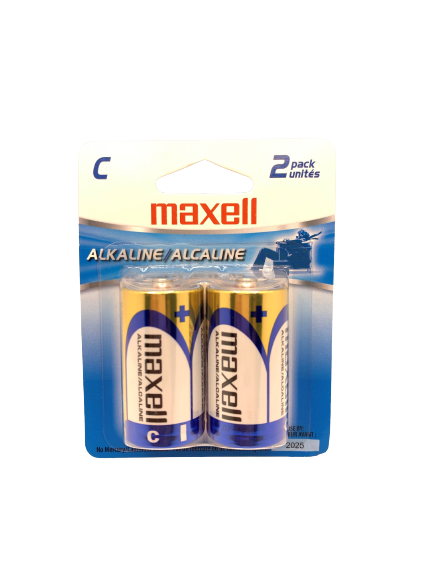 Maxell C Battery, 2-Pk (SKU 125806201344)