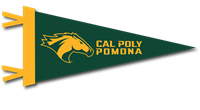 Pennant Horse Head Cal Poly Pomona