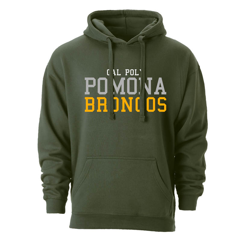 Hood Benchman Stacked Cal Poly Over Pomona Over Broncos (SKU 125912681426)