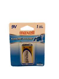 Maxell 9V Battery 1-Pk