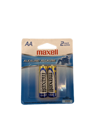 Maxell Battery Alkaline AA 2 Pack