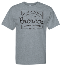 Tee Outline Broncos Academic Excellence Oxford '21