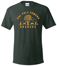 Value Tee Grazing Horses Dark Green