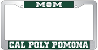 Mom Polished Chrome 2 Hole License Frame