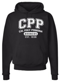 Value Hood Big CPP Arched Over Cal Poly Pomona Black