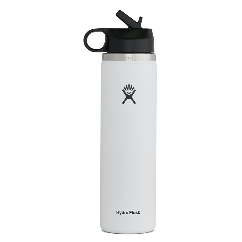 Hydro Flask Wide Mouth Bottle with Flex Straw Cap